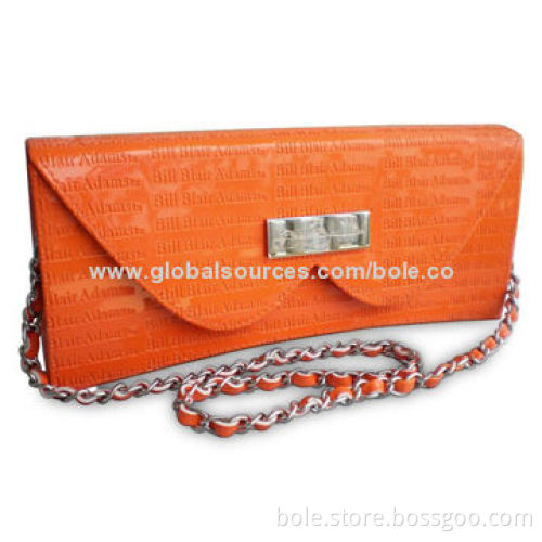 Evening Bag with Embossed Logos for Fashion Shows or Evening Parties